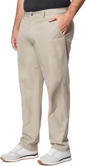 32 Degrees Men's Stretch Woven Wrinkle-Resistant Regular-Fit Flat-Front Commuter Pants