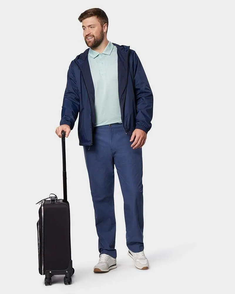 32 Degrees Men's Stretch Woven Wrinkle-Resistant Regular-Fit Flat-Front Commuter Pants