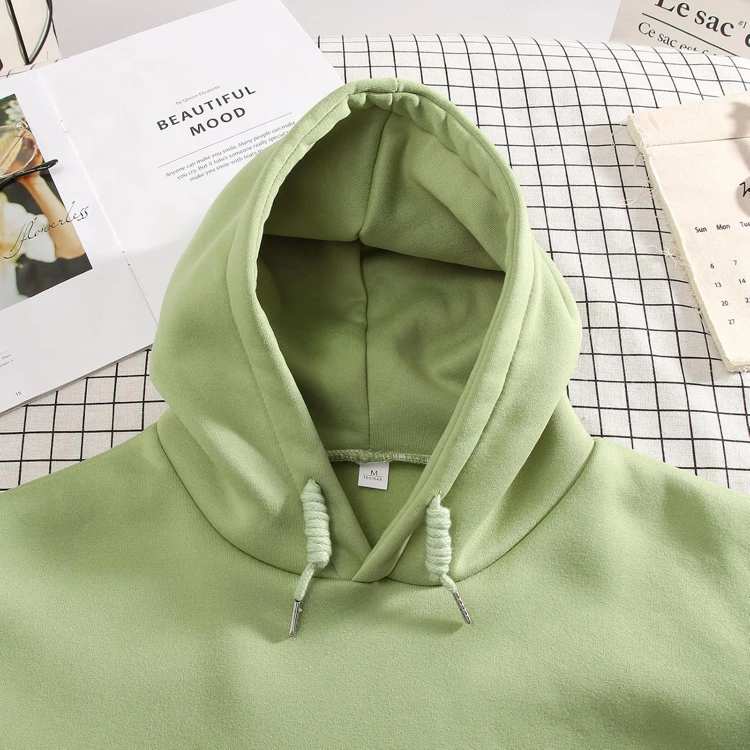 Bobeutou Cute Cartoon Cat Hoodie for Teen Girls Kawaii Graphic Oversized Aesthetic Fleece Preppy Sweatshirts Women Pullover