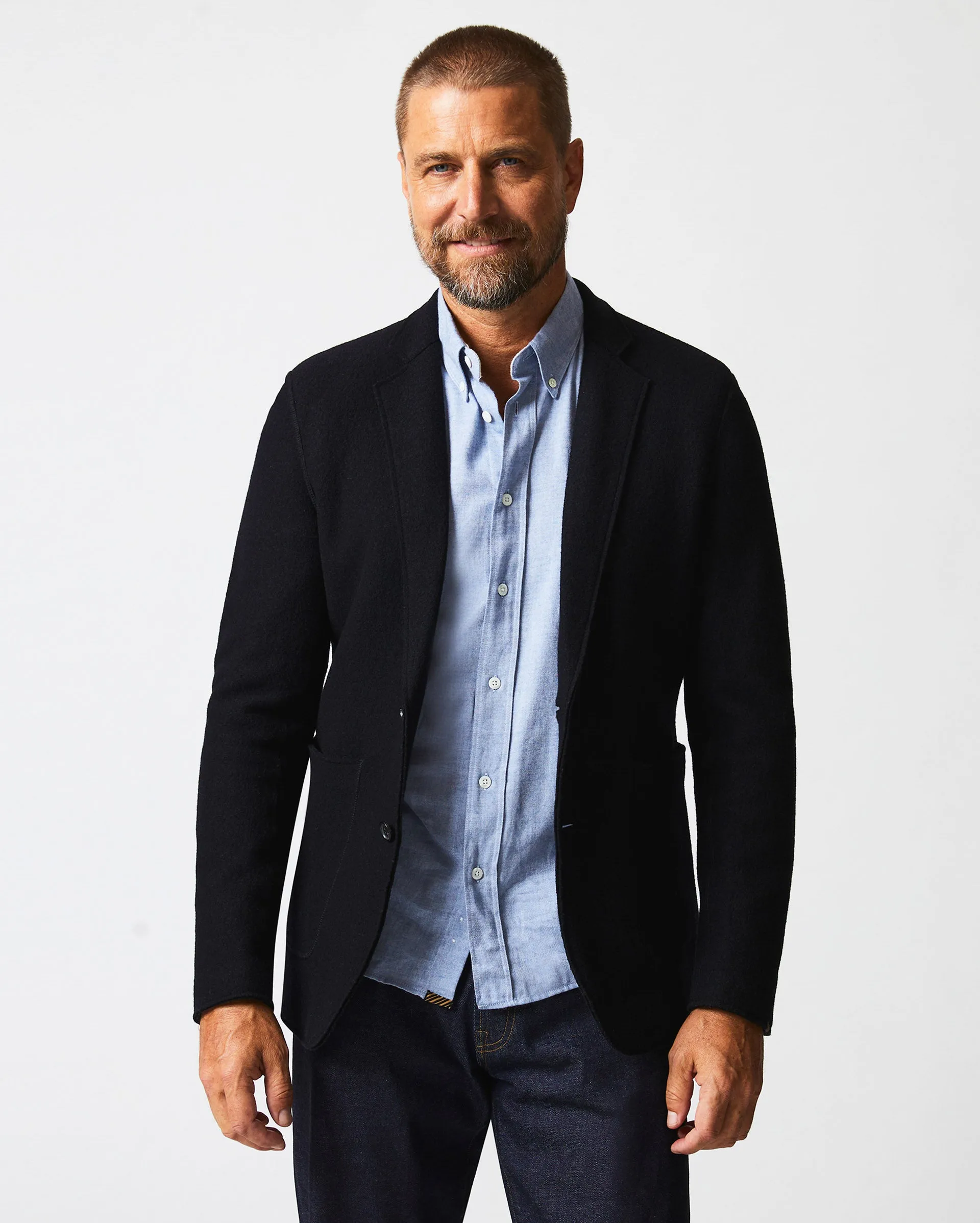 Boiled Wool Sport Coat