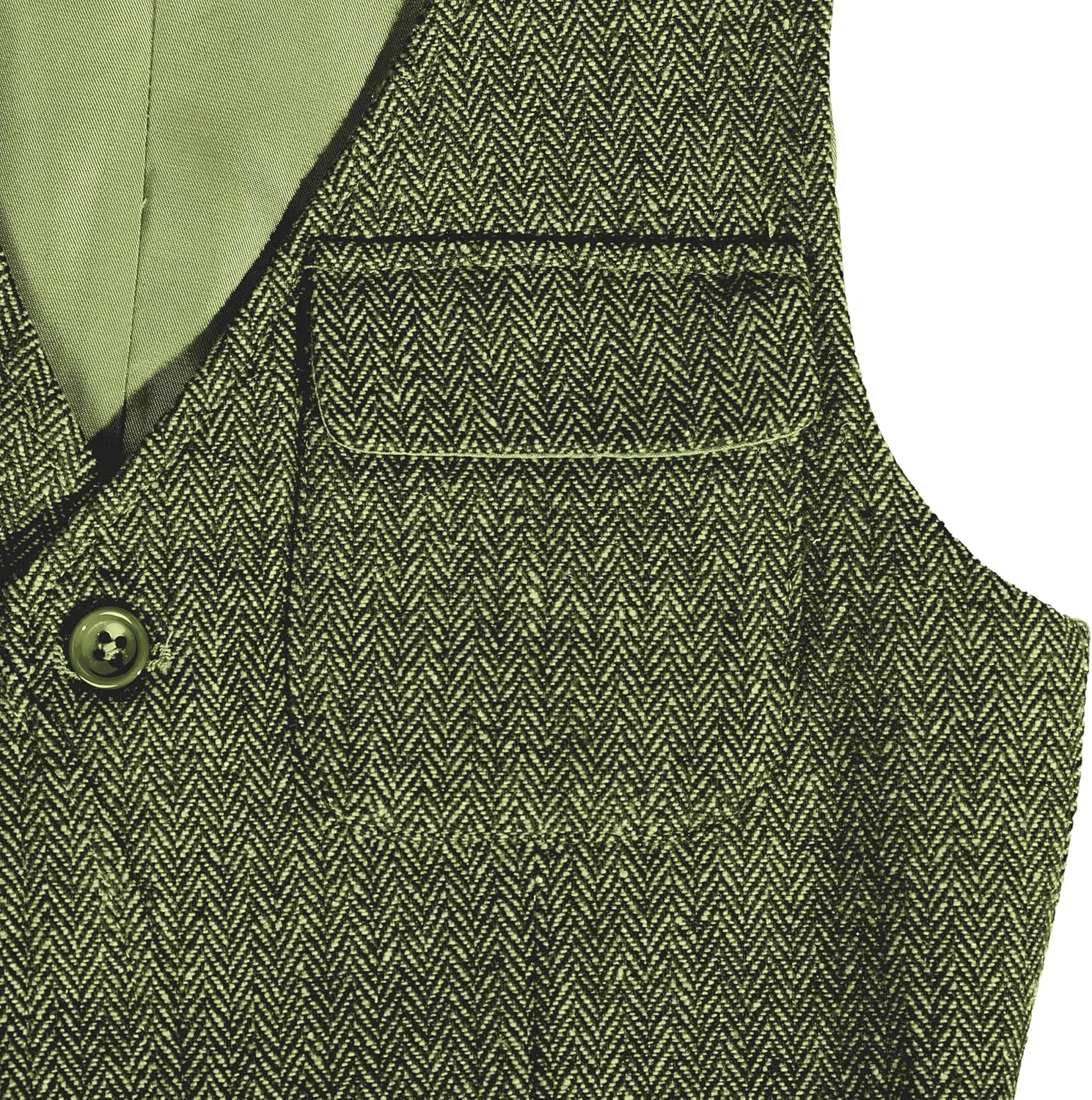 Boys Vest Vintage Tweed Toddler Little Kids Waistcoat with Pocket Sleeveless Slim Fit Casual Vest Outfit