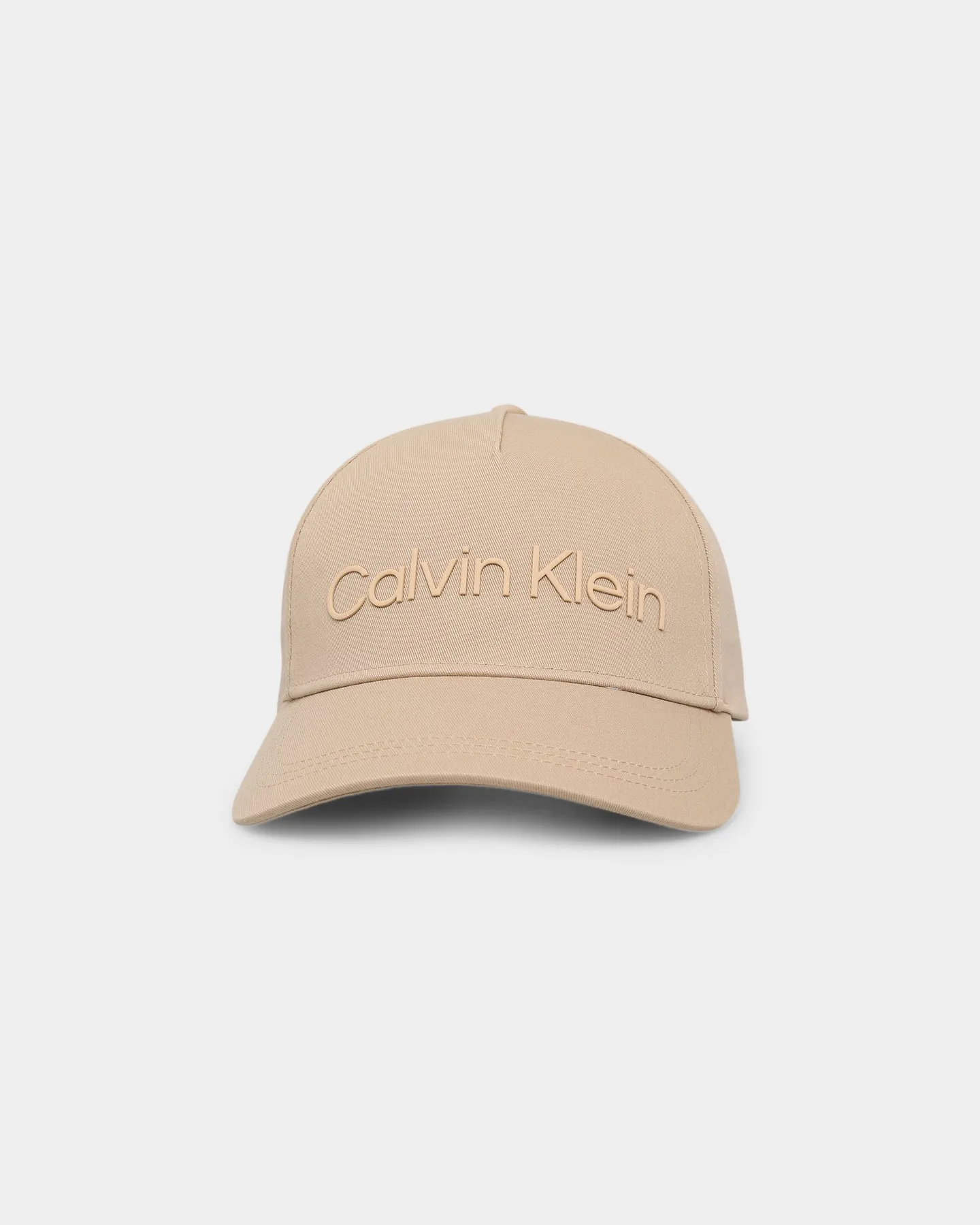 Calvin Klein Technical Logo Baseball Cap Stony Beige