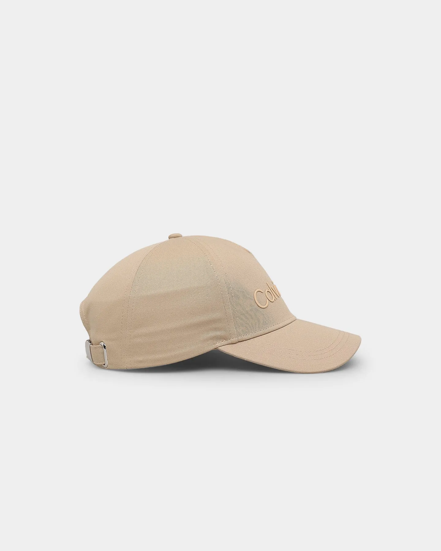Calvin Klein Technical Logo Baseball Cap Stony Beige