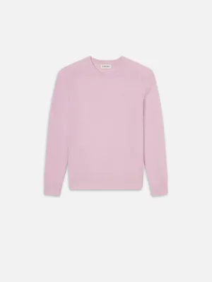 Cashmere Crewneck Sweater -- Light Pink