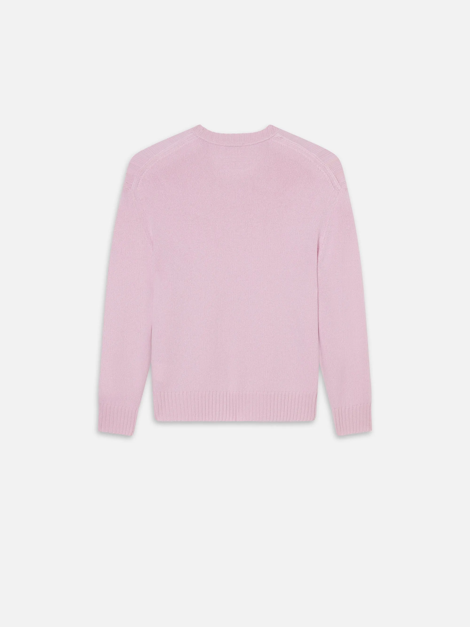 Cashmere Crewneck Sweater -- Light Pink