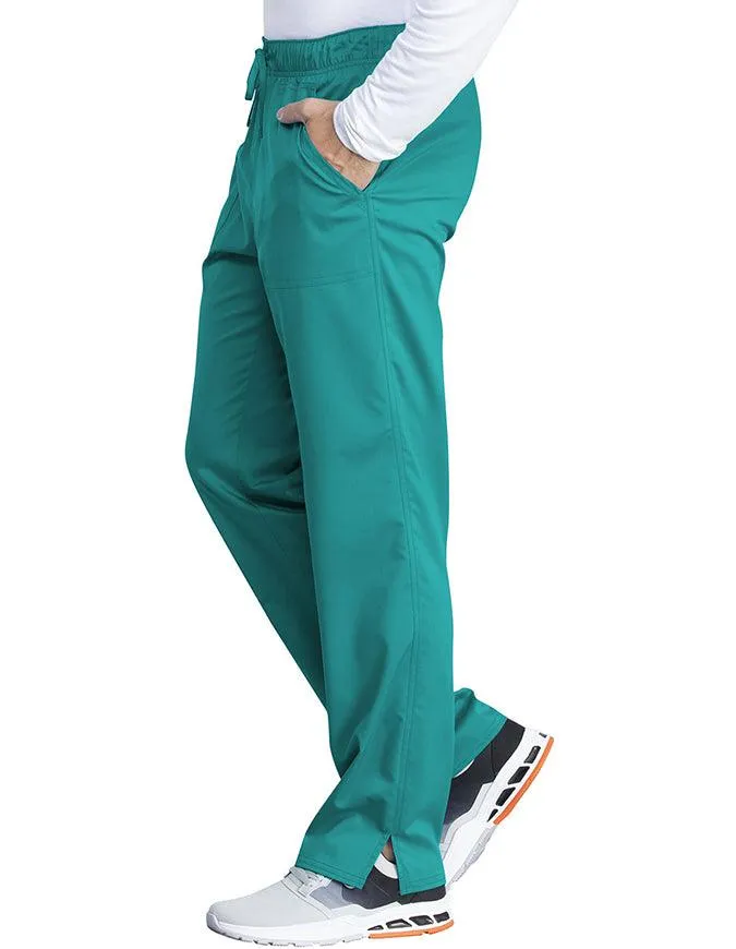 Cherokee Workwear Revolution Tech Unisex Mid Rise Straight Leg Petite Pant