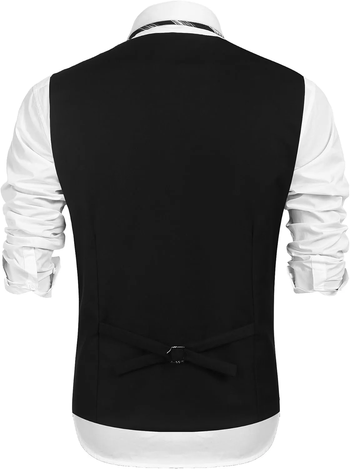 COOFANDY Mens Suit Vest Formal Dress Vest Slim Fit Buesiness Wedding Waistcoat