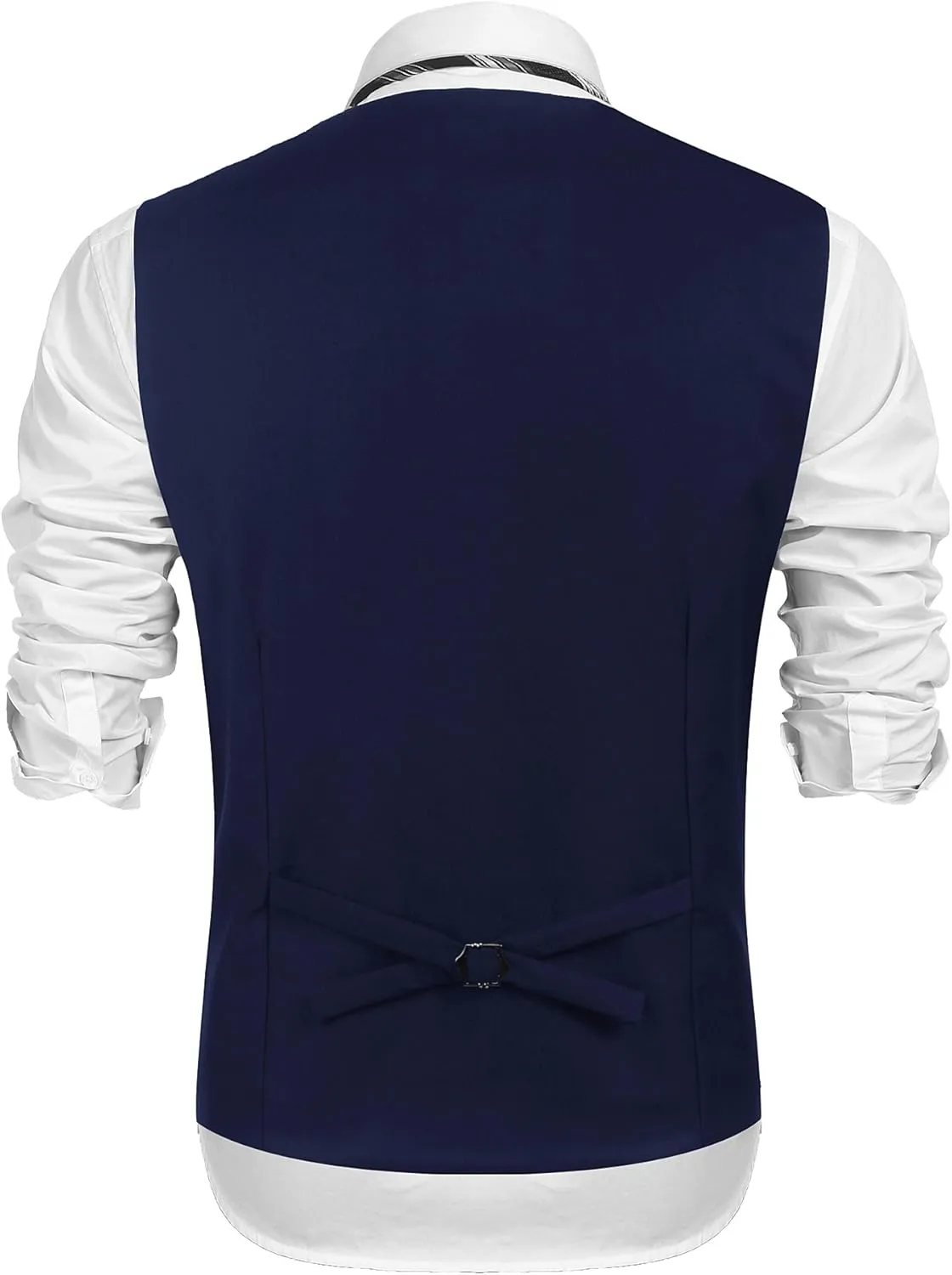 COOFANDY Mens Suit Vest Formal Dress Vest Slim Fit Buesiness Wedding Waistcoat