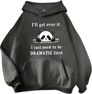 Cute Graphic Hoodies Aesthetic Hooded Sweatshirts for Teen Girls Kawaii Cartoon Anime Lightweight Pullover Top