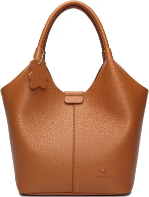 Designer Real Genuine Leather Bucket Handbag For Women Crossbody Bags With Shoulder Strap For Women