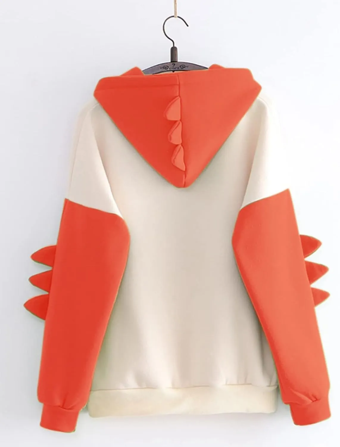 Dinosaur Hoodie Kawaii Pullover Cute Hooded Sweatshirt For womens