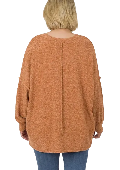 Drop-Seam Sweater