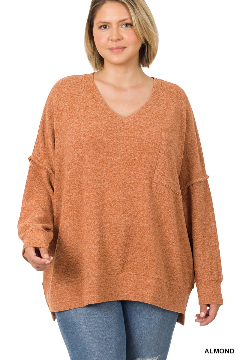Drop-Seam Sweater
