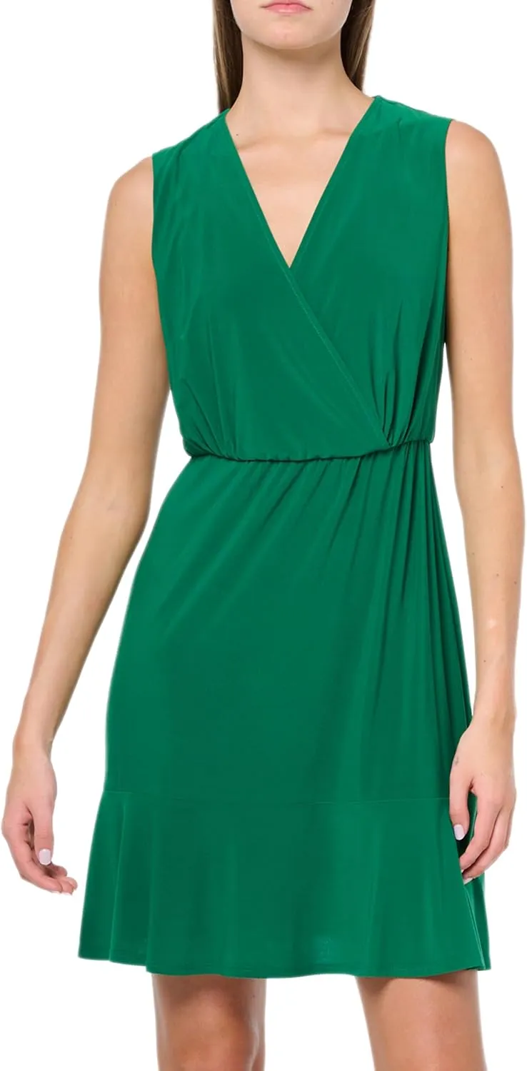 Eliza J Women's Sleeveless V-Neck Fit & Flare Mini Dress