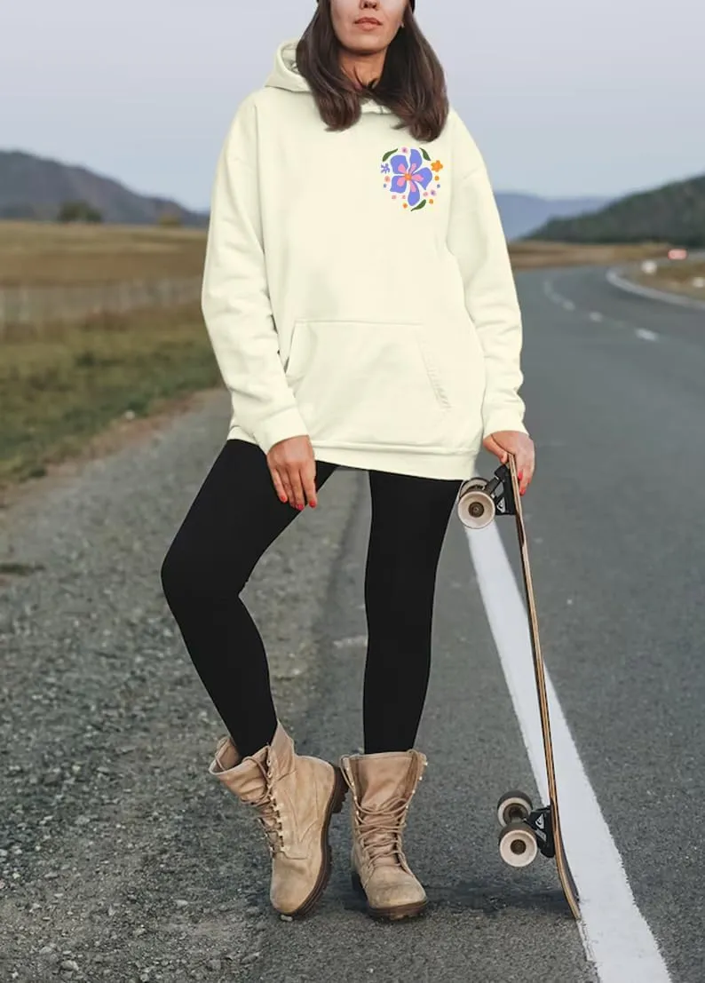 FAYALEQ You Are Enough Hoodie For Women Graphic Long Sleeve Sweatshirts Oversized Inspirational Pullover Top