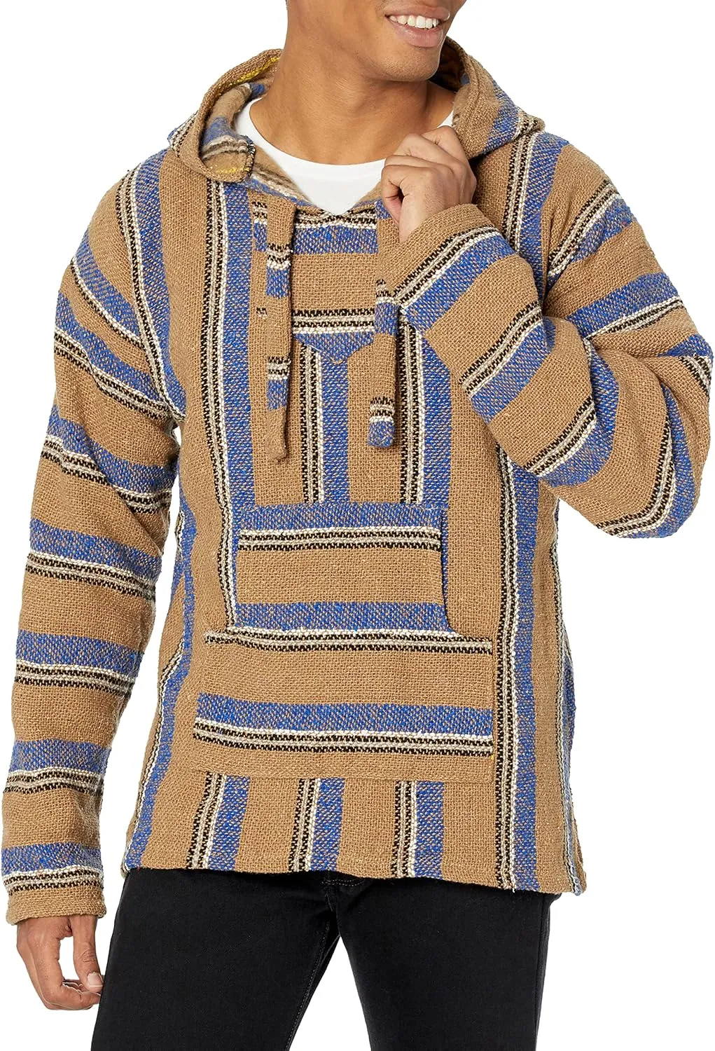Funny Guy Mugs Premium Eco-Conscious Pullover Baja Hoodie with Kangaroo Pocket