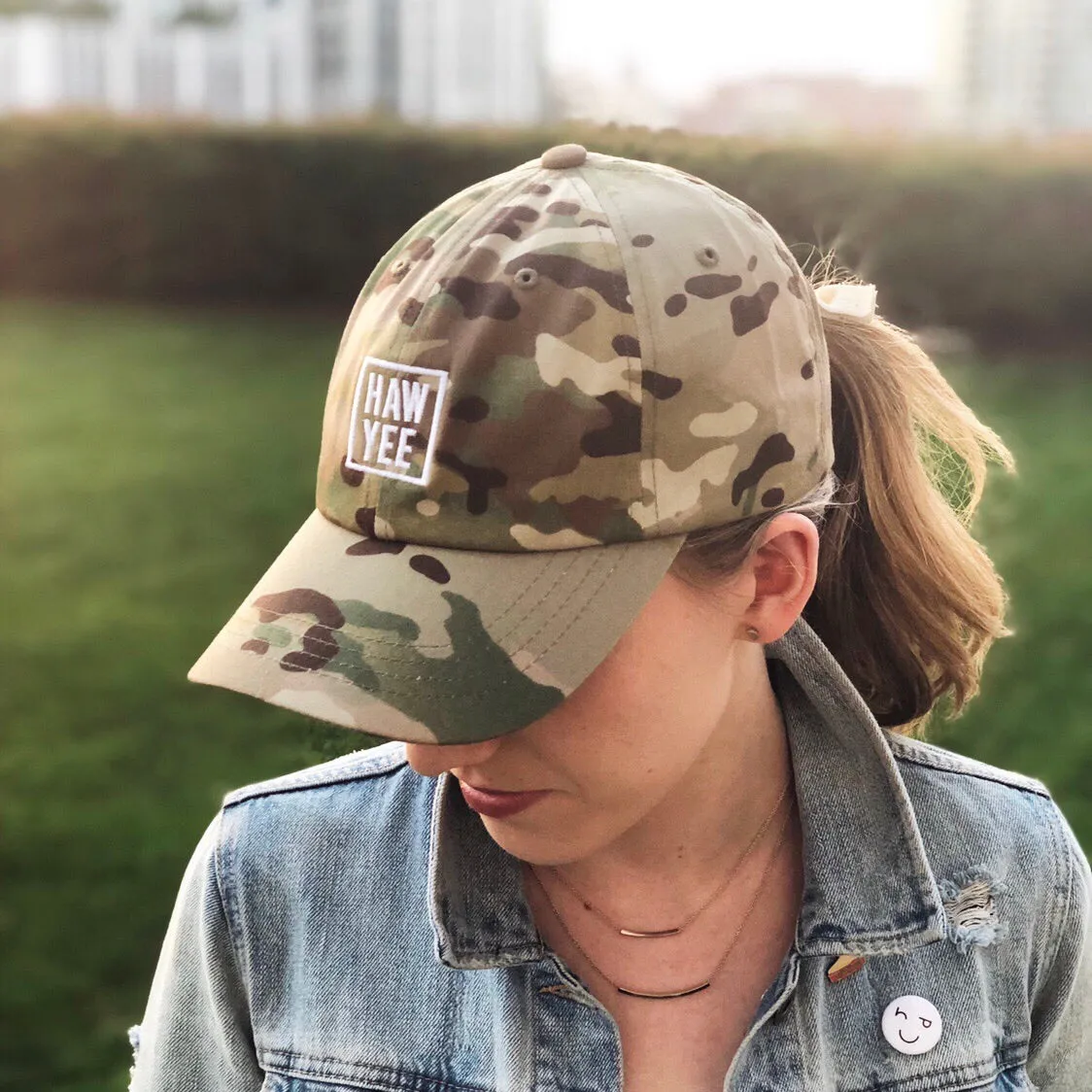 HAW YEE Camo Dad Cap