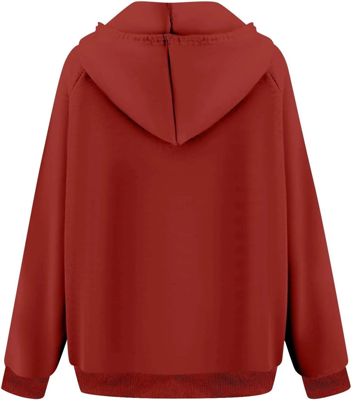 Hoodies for Women Long Sleeve Fleece Hooded Sweatshirt Half Zip Loose Fit Pullover with Pockets Oversized Hoodies