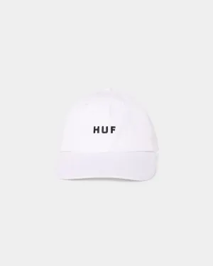 HUF Essentials OG Logo Strapback White