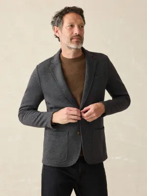 Inlet Knit Blazer (Short) - Black Sky Melange
