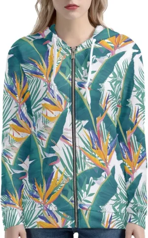 Irisjudy Sunflowers Women Hoodies for Running,Hiking,Jogging, Butterfly,Galaxy Stars Print Zip up Sport Coat with Pocket
