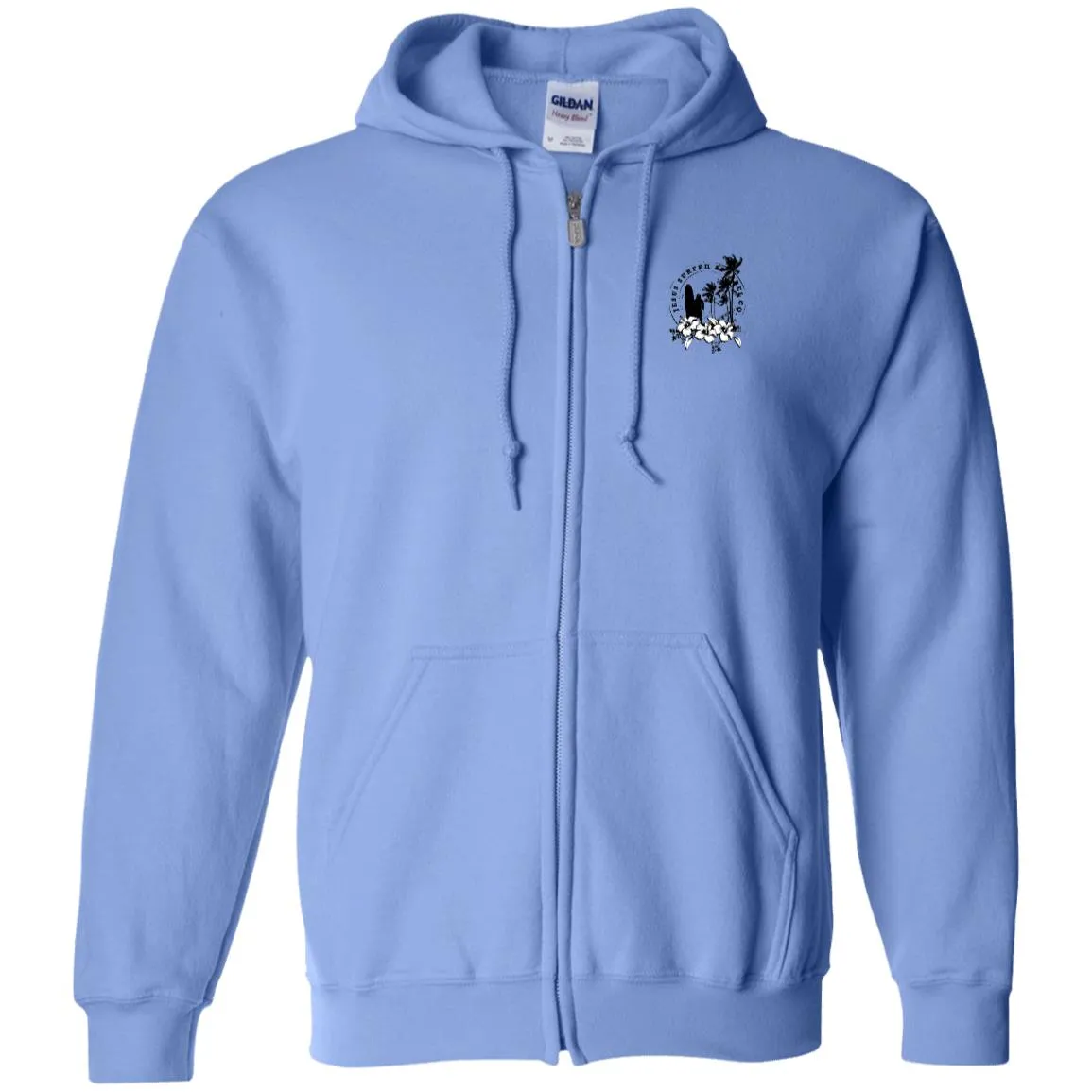 Jesus Surfed Apparel - Men/Women Unisex Full Zip Hoodie