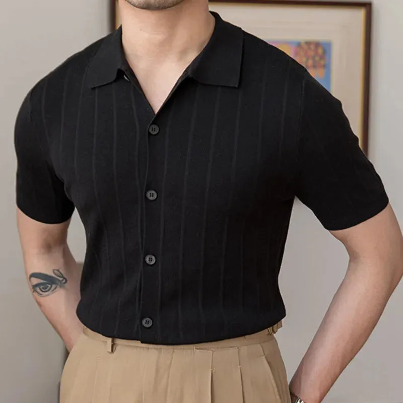 LMS Lapel Knitted Shirts