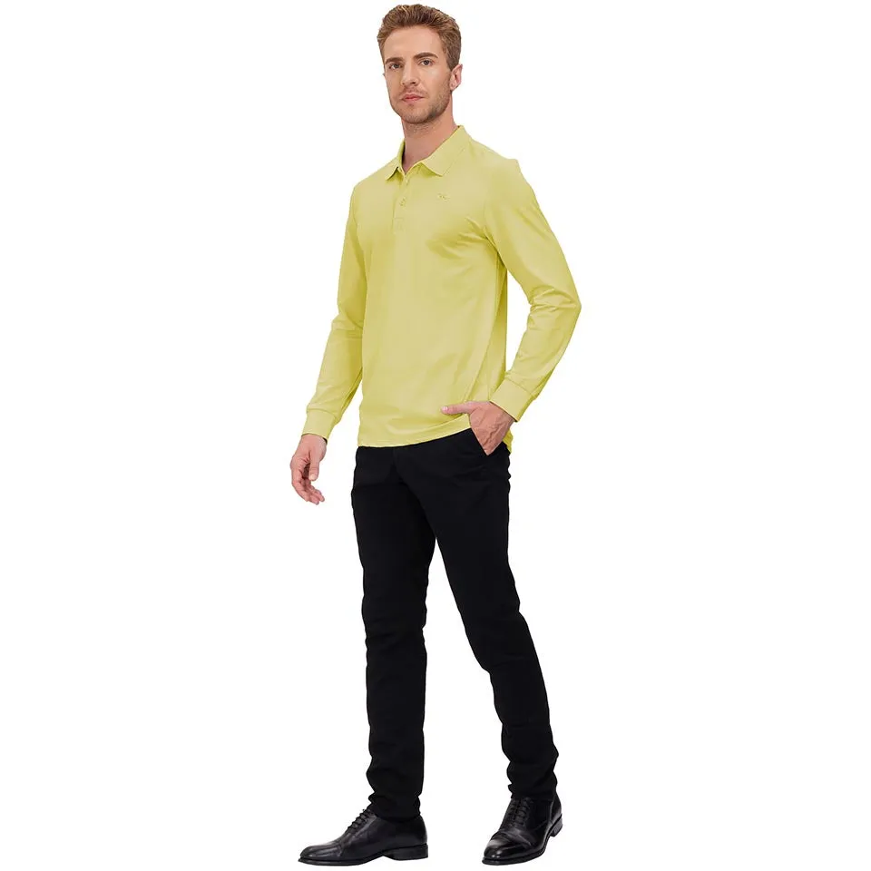 Men's Polo Shirts Long Sleeve Golf Shirts