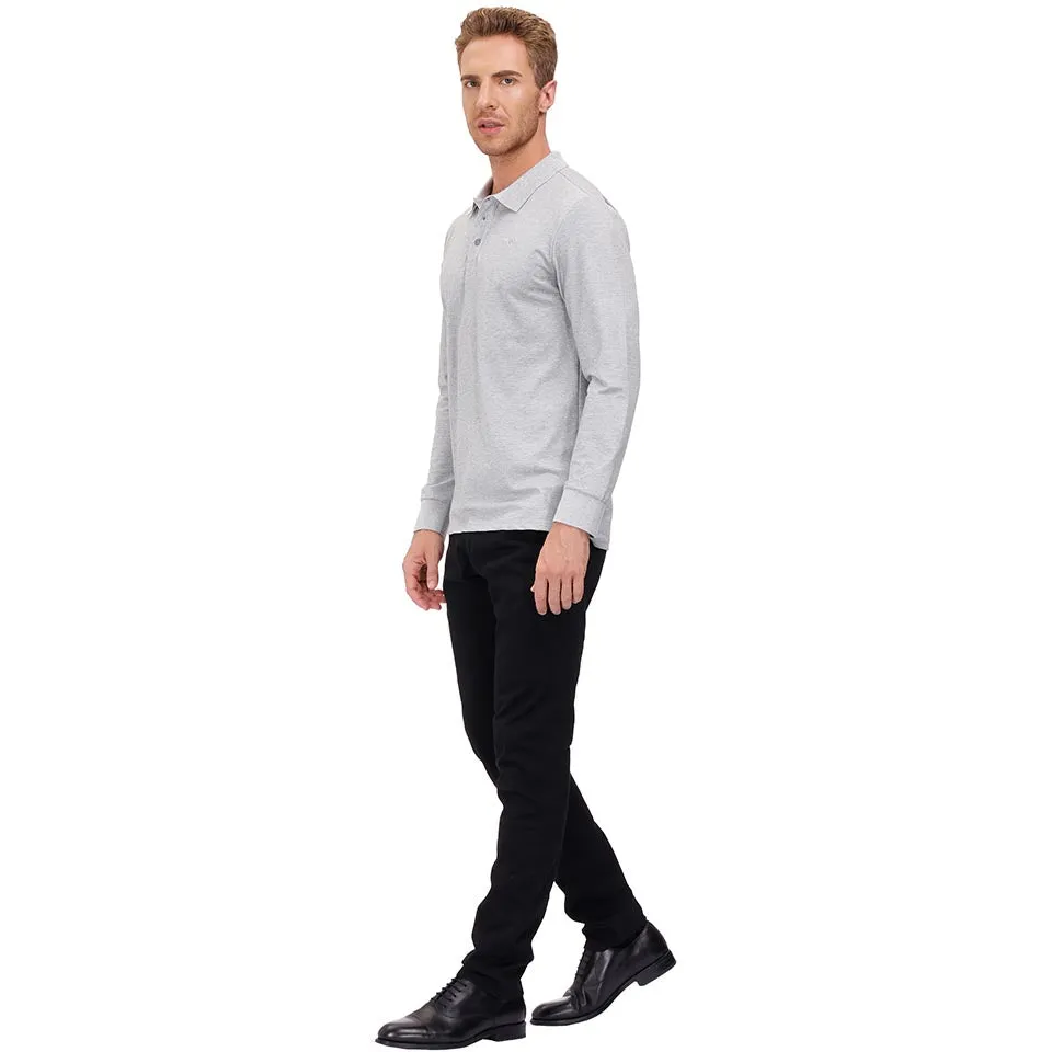 Men's Polo Shirts Long Sleeve Golf Shirts