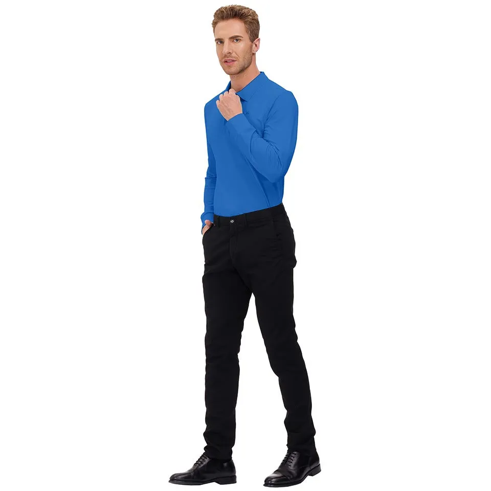 Men's Polo Shirts Long Sleeve Golf Shirts
