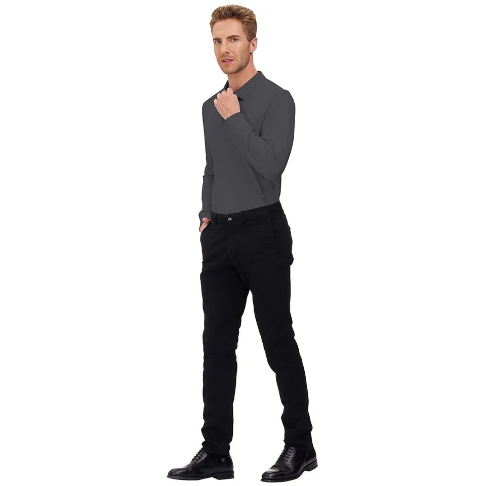 Men's Polo Shirts Long Sleeve Golf Shirts