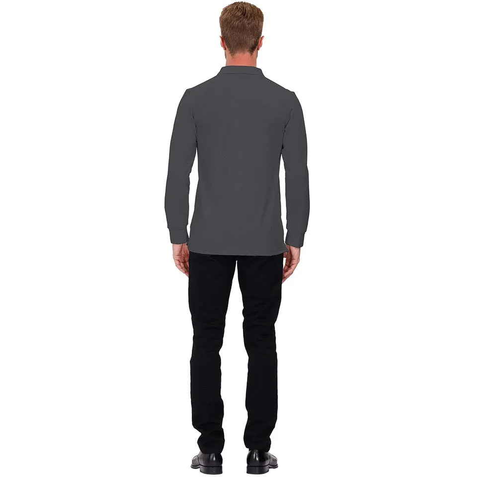 Men's Polo Shirts Long Sleeve Golf Shirts
