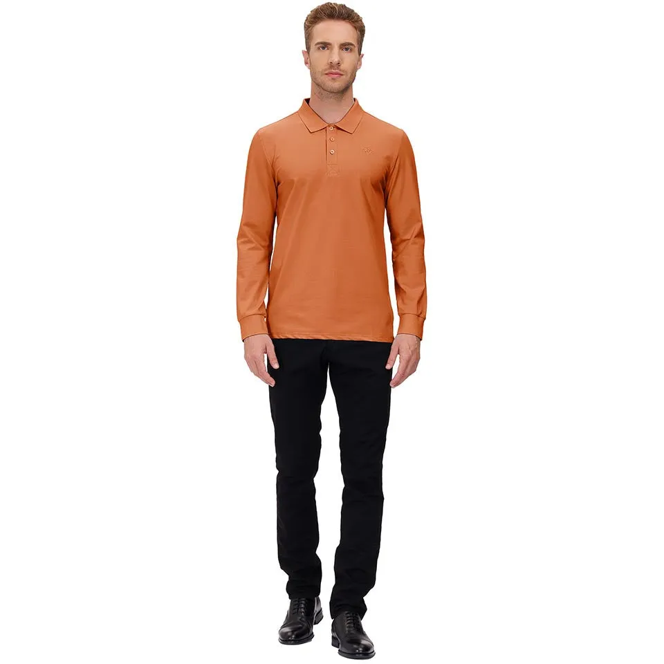 Men's Polo Shirts Long Sleeve Golf Shirts