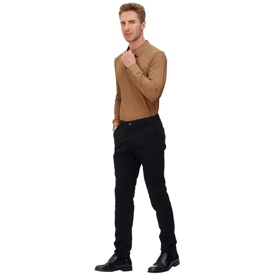Men's Polo Shirts Long Sleeve Golf Shirts