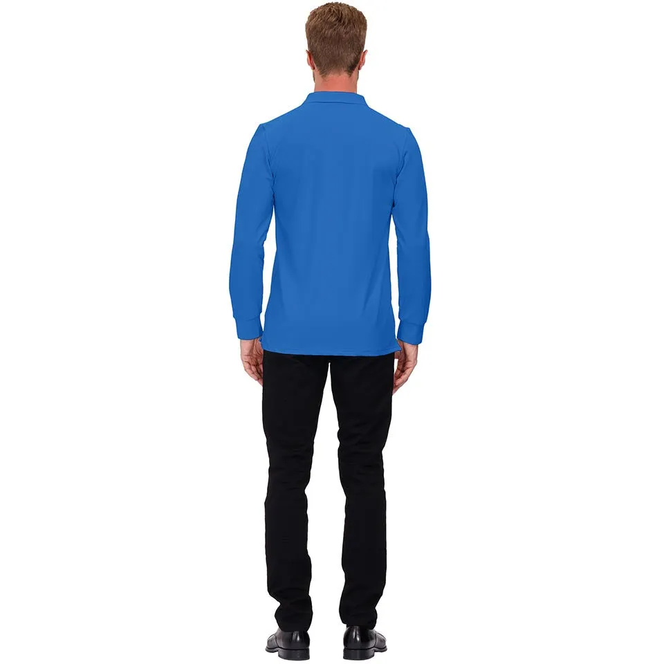 Men's Polo Shirts Long Sleeve Golf Shirts