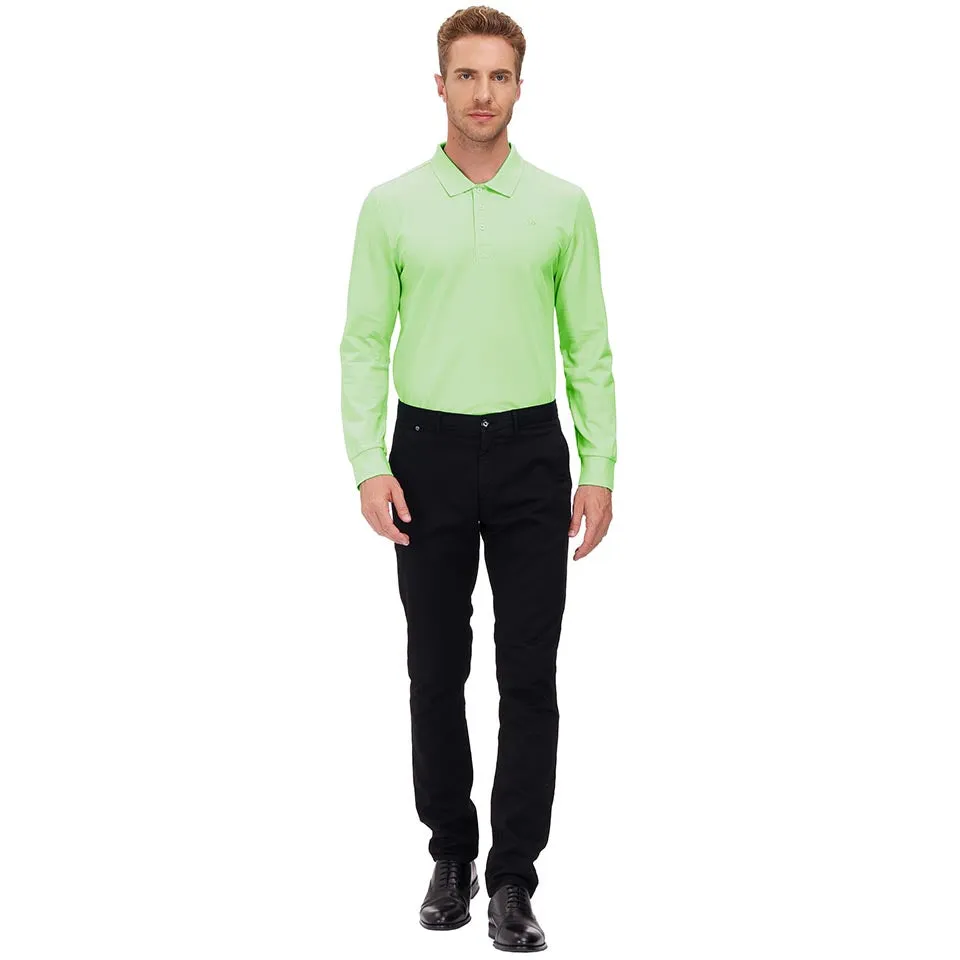 Men's Polo Shirts Long Sleeve Golf Shirts