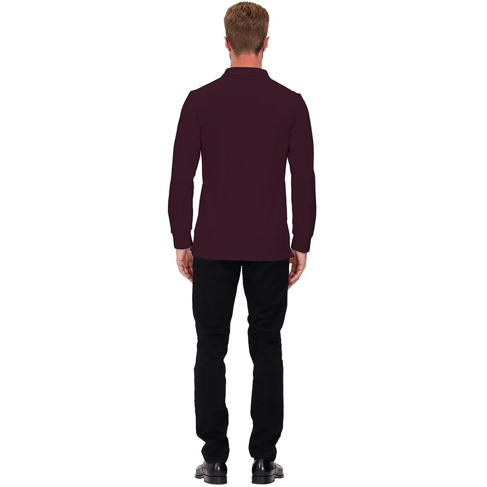 Men's Polo Shirts Long Sleeve Golf Shirts