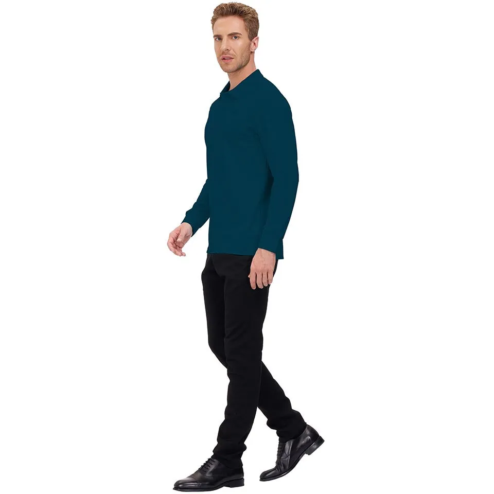 Men's Polo Shirts Long Sleeve Golf Shirts
