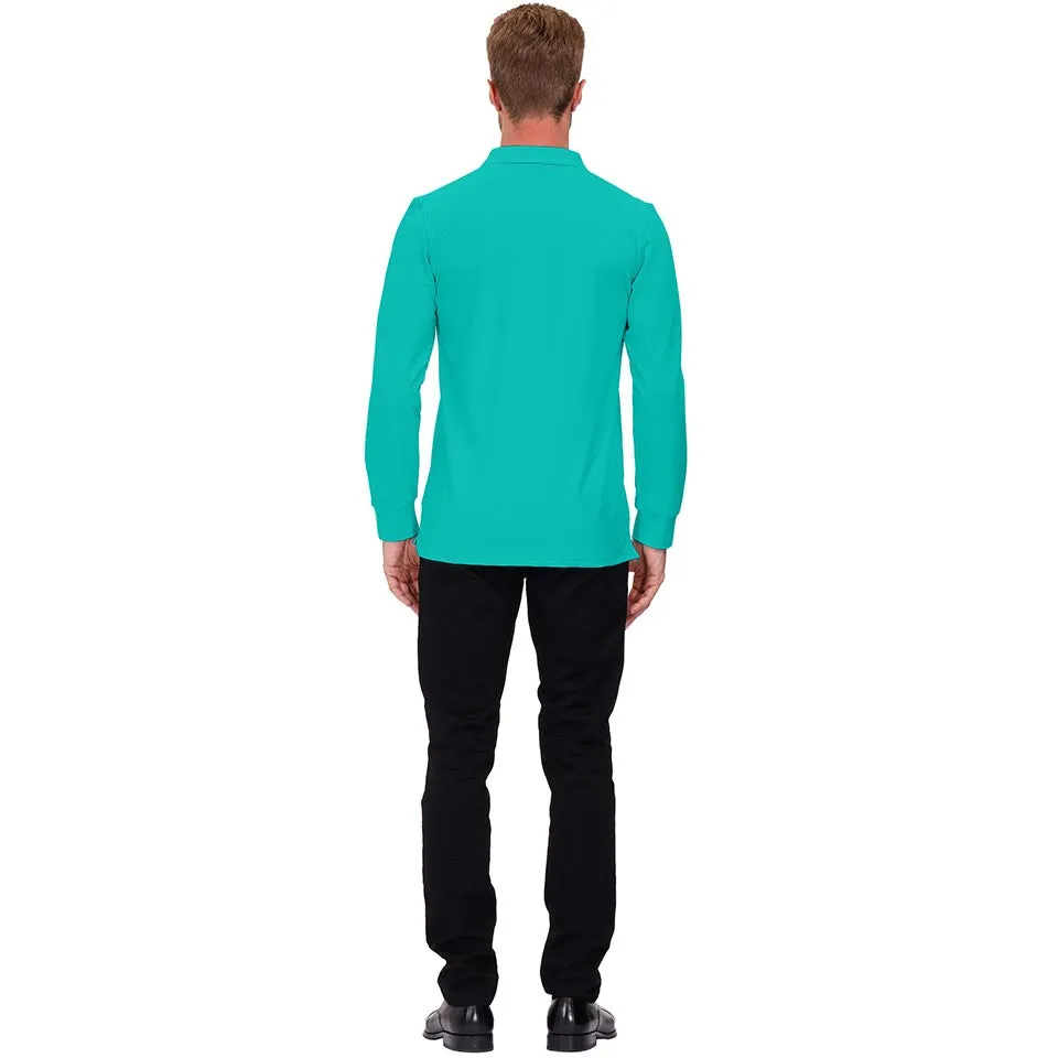 Men's Polo Shirts Long Sleeve Golf Shirts