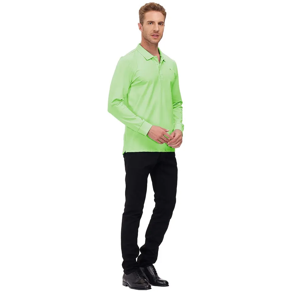 Men's Polo Shirts Long Sleeve Golf Shirts