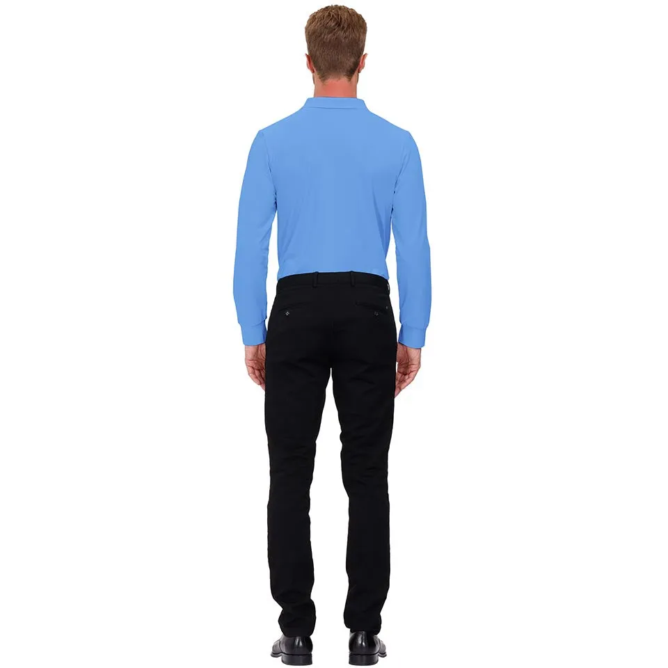 Men's Polo Shirts Long Sleeve Golf Shirts