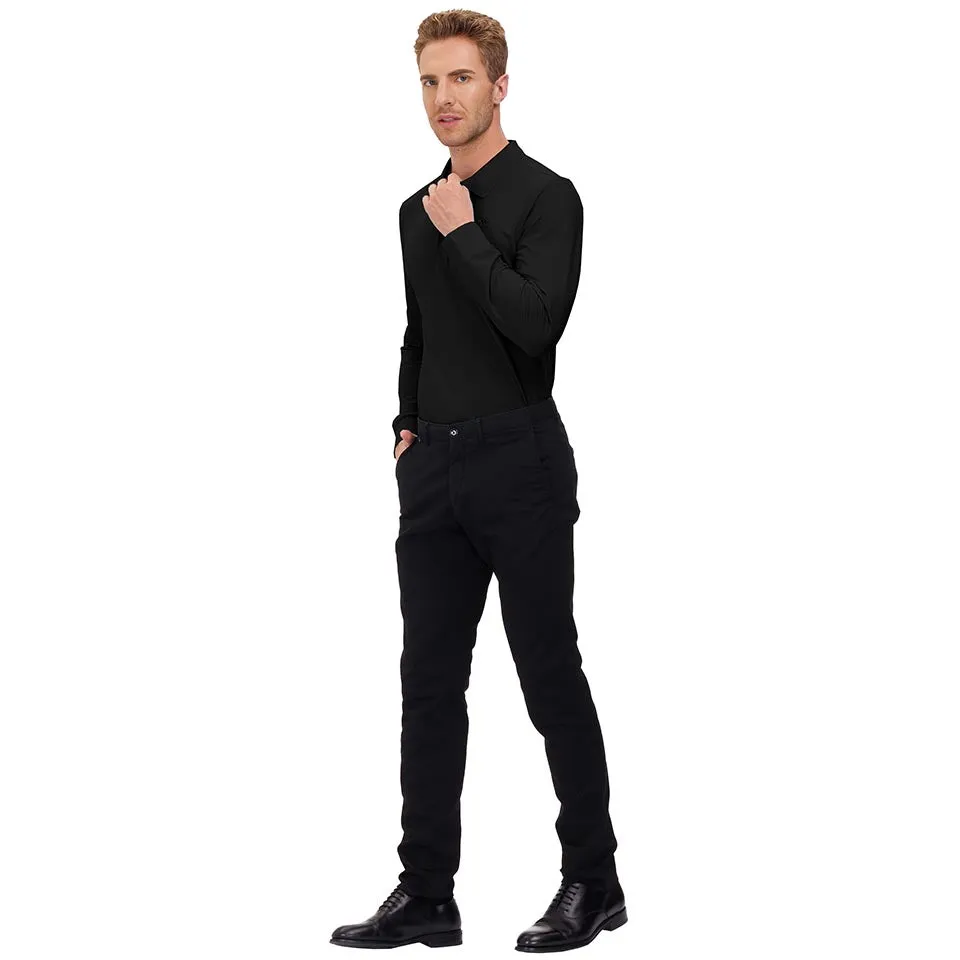 Men's Polo Shirts Long Sleeve Golf Shirts