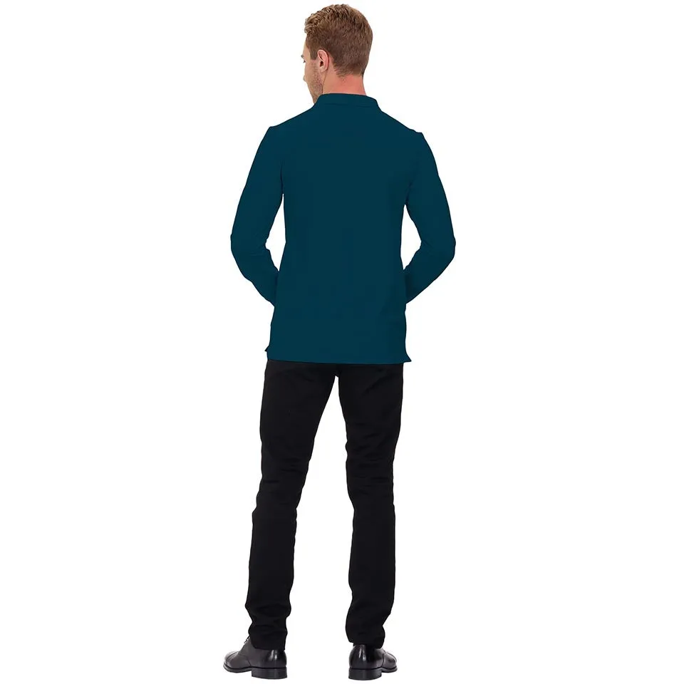 Men's Polo Shirts Long Sleeve Golf Shirts