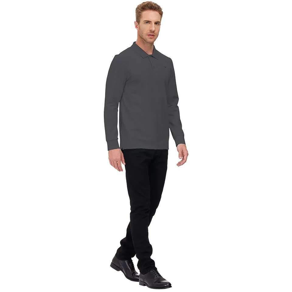 Men's Polo Shirts Long Sleeve Golf Shirts