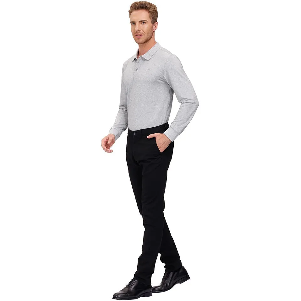 Men's Polo Shirts Long Sleeve Golf Shirts