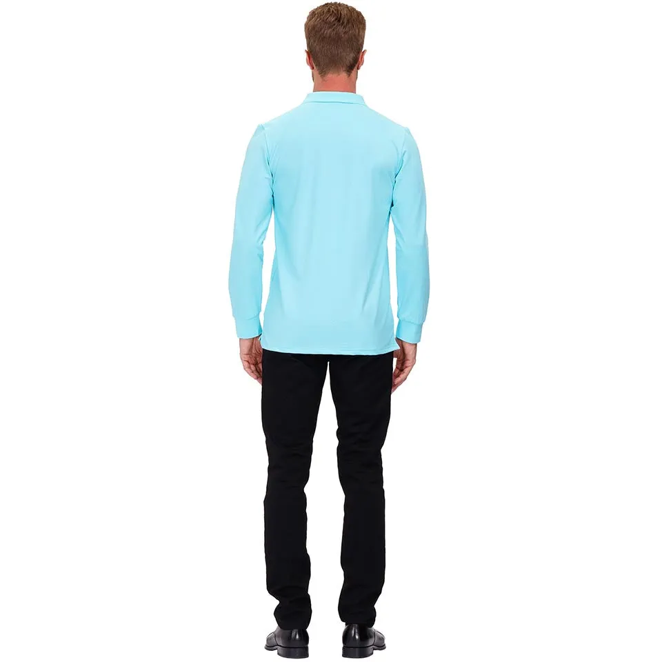 Men's Polo Shirts Long Sleeve Golf Shirts