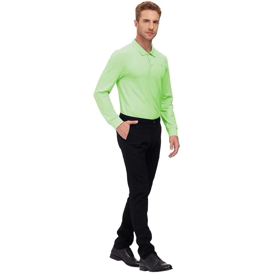 Men's Polo Shirts Long Sleeve Golf Shirts