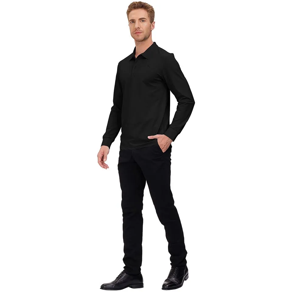 Men's Polo Shirts Long Sleeve Golf Shirts
