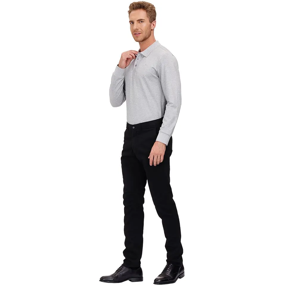 Men's Polo Shirts Long Sleeve Golf Shirts