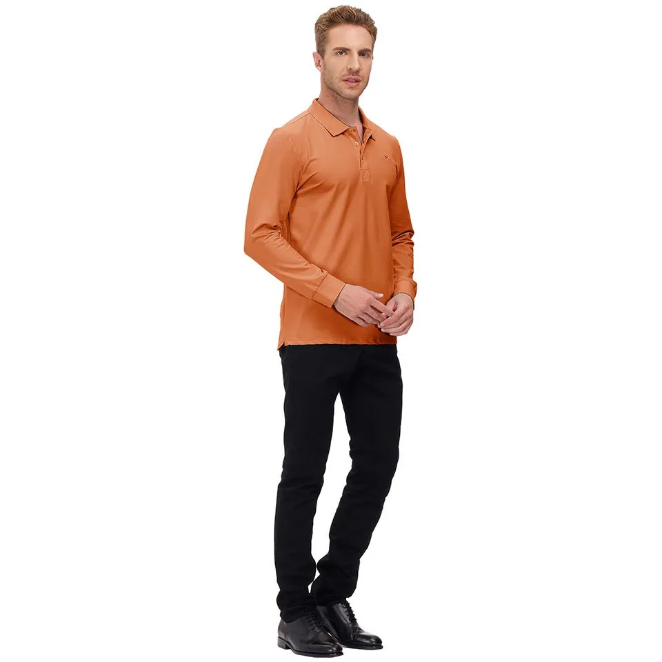 Men's Polo Shirts Long Sleeve Golf Shirts
